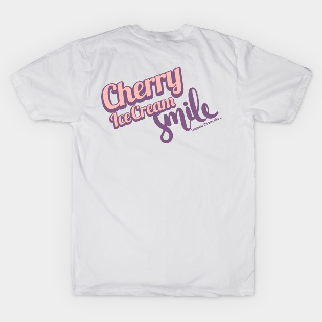 Cherry Ice Cream Smile (Front & Back) Duran Duran Rio Funny Comics